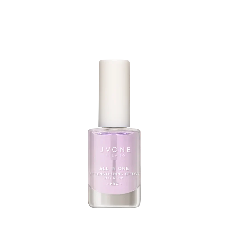 All In One - Trattamento Rinforzante Base & Top Coat 3 in 1 Jvone Milano 11 ml