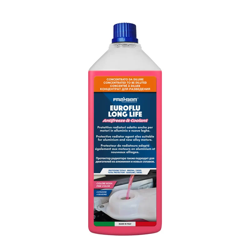 Euroflu Long Life Liquido Radiatore Rosso Auto