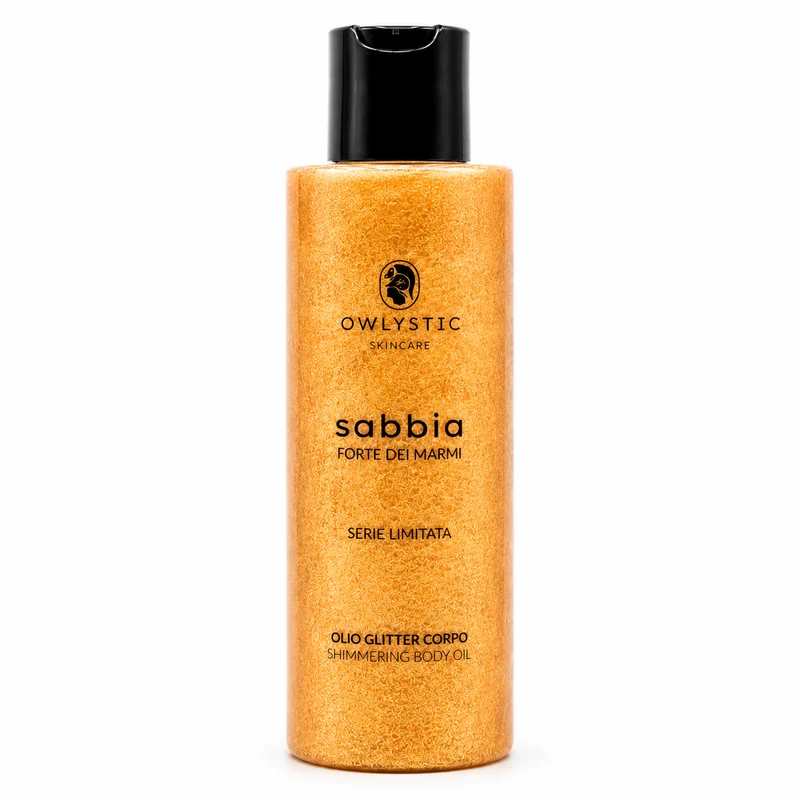 SABBIA – Olio corpo con olio di cocco, illuminante e nutriente – Serie limitata Forte dei Marmi