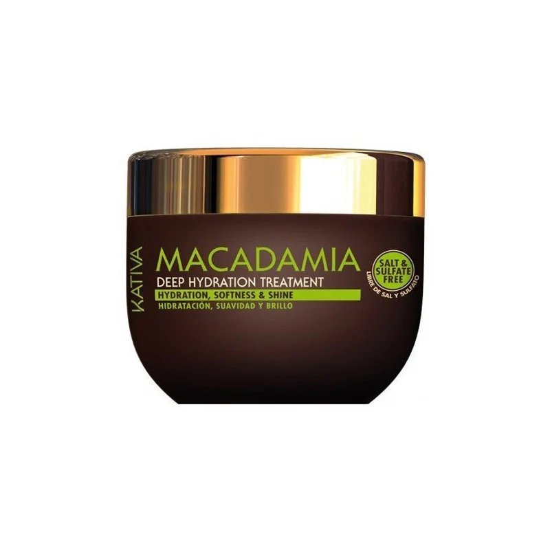 Kativa macadamia deep hydration maschera 100% naturale 250 ml