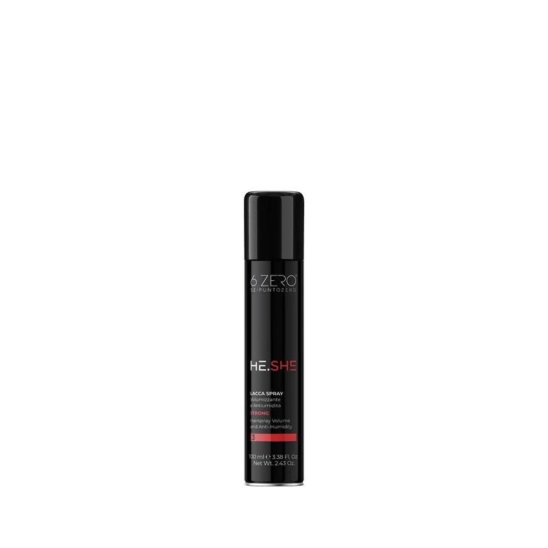 6.ZERO Lacca Spray Strong He.She- Con gas-