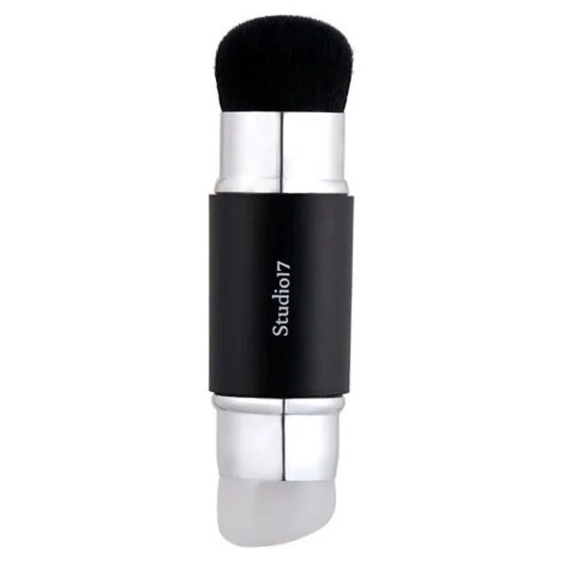 Pennello per fard a doppia punta in silicone