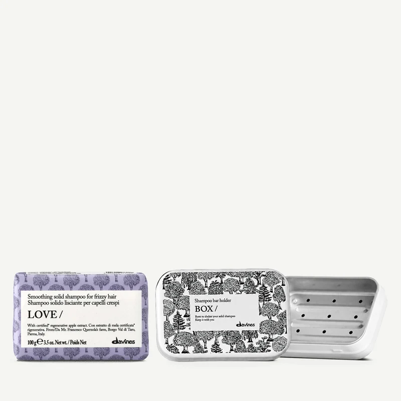 LOVE Shampoo bar + Custodia