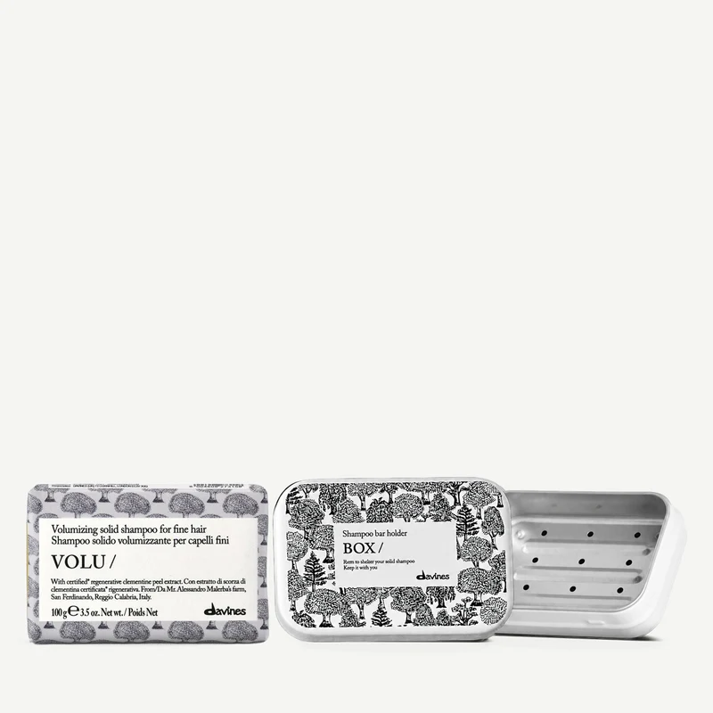 VOLU Solid Shampoo + Custodia