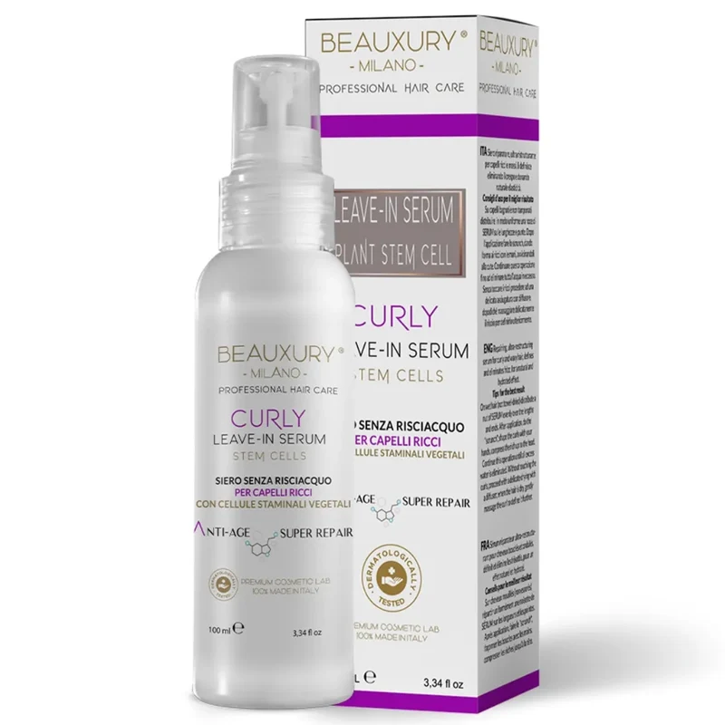 Curly Leave In Serum Staminali Vegetali 100ml | Capelli Ricci