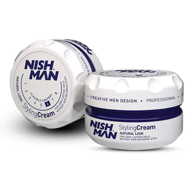 NISHMAN Hair Styling Cream Extra Hold No.6 150 ml – Crema Styling Capelli Tenuta Extra Forte