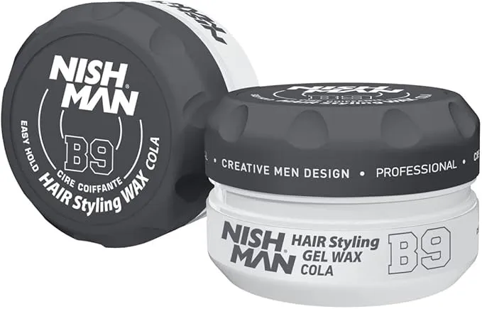 NISHMAN Hair Styling Aqua Wax B9 Cola 150 ml – Cera Capelli Effetto Lucido Tenuta Ultra Forte