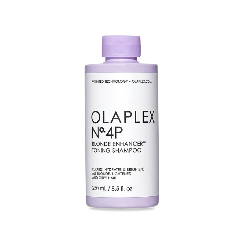 Olaplex N°4P Blond Enhancer Shampoo viola Ricostituente tonificante per toni gialli 250 ml