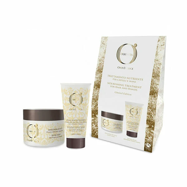 Kit Trattamento Nutriente Per Capelli E Mani OLIOSETA Oro Di Luce