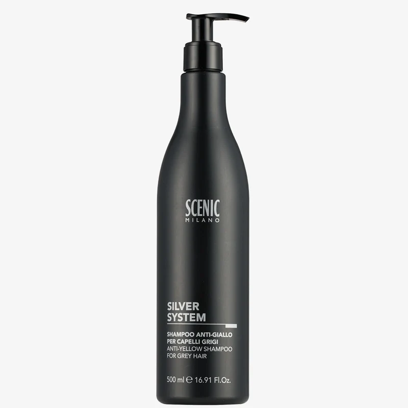 Scenic Milano Silver System Shampoo Anti-Giallo per Capelli Grigi 500ml