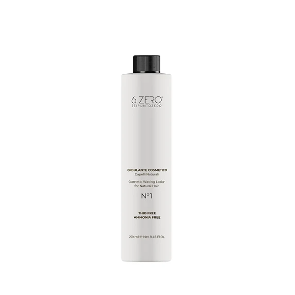 6.ZERO Permanente Cosmetica per Capelli Naturali- N°1- 250 ml