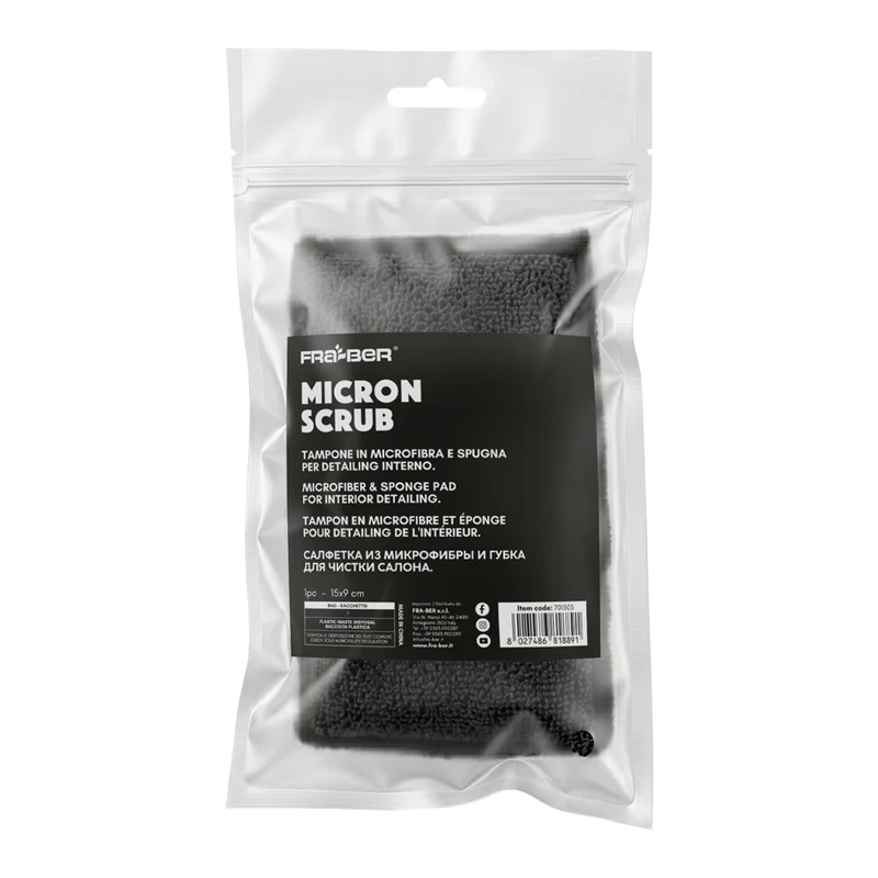 Micron Scrub di Fra-Ber Pad per Pulizia Interni Auto