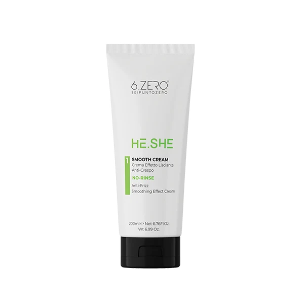 6.ZERO Smooth Cream- Crema Lisciante Anti-crespo He.She- 200 ml