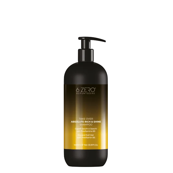 6.ZERO Shampoo per Capelli Secchi e Opachi- Absolute Rich e Shine-