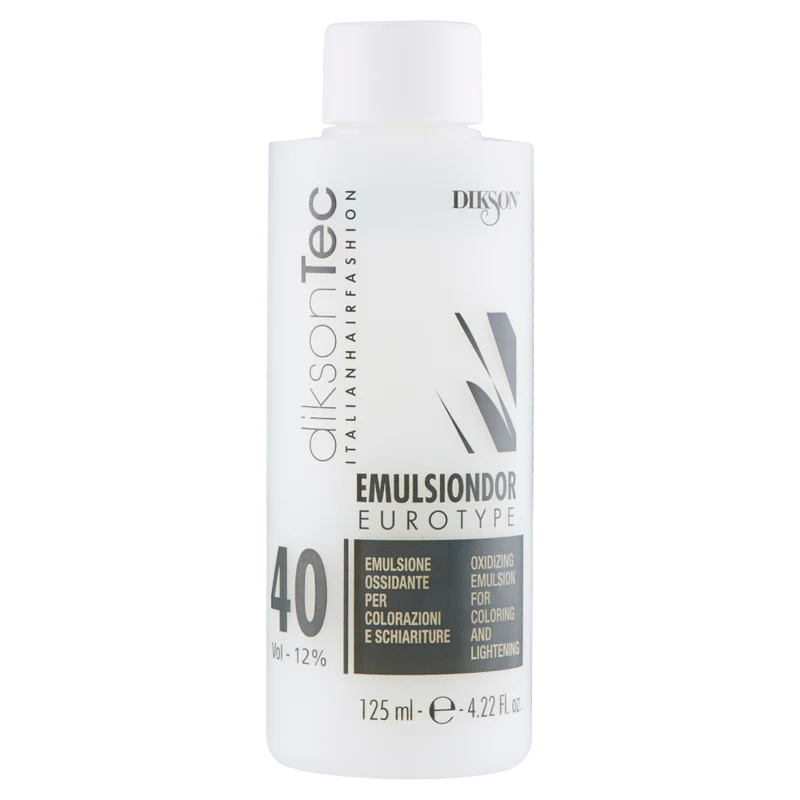 Dikson DiksonTec Emulsiondor - Emulsione Ossidante per Colorazioni e Schiariture 40 Vol - 12% - 125