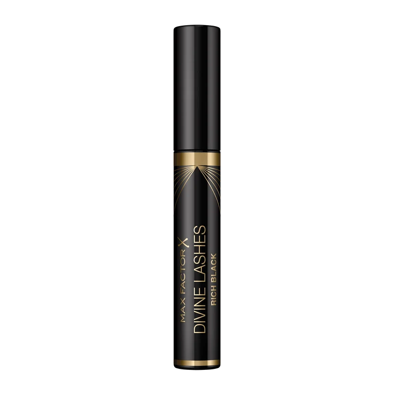 Max Factor Mascara Volumizzante Divine Lashes con Applicatore Ultra Morbido, 001 Black