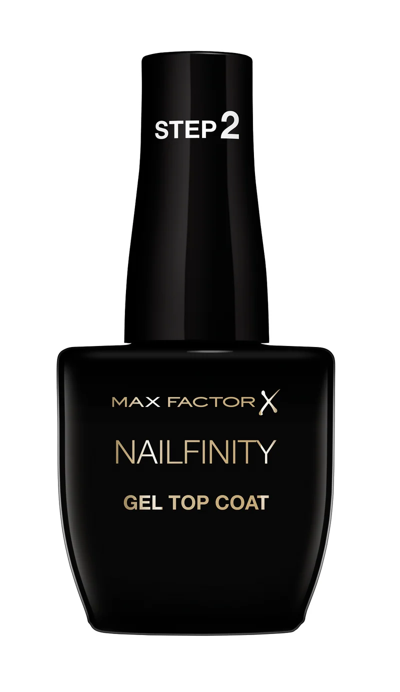 Max Factor Smalto Unghie Nailfinity Top Coat, Smalto a Lunga Tenuta Effetto Gel, 100 The Finale