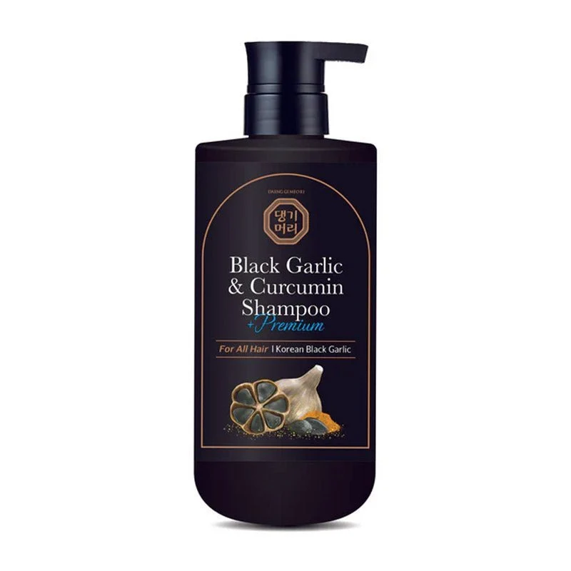 Shampoo o balsamo premium all'aglio nero e curcumina premium 500 ml