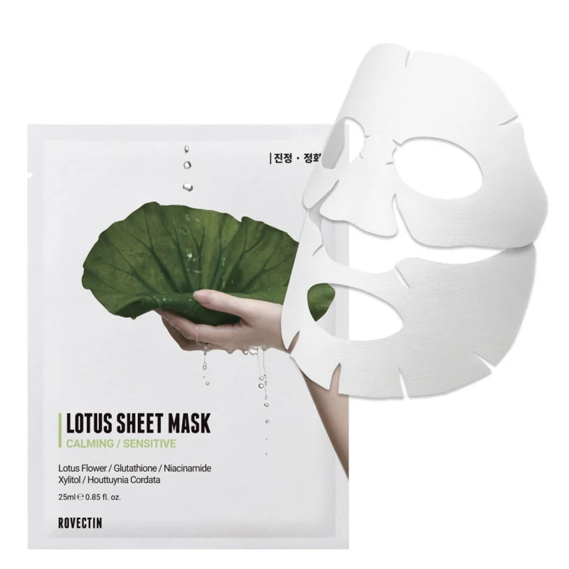 Maschera in tessuto lenitiva al loto 25 ml (1 maschera)