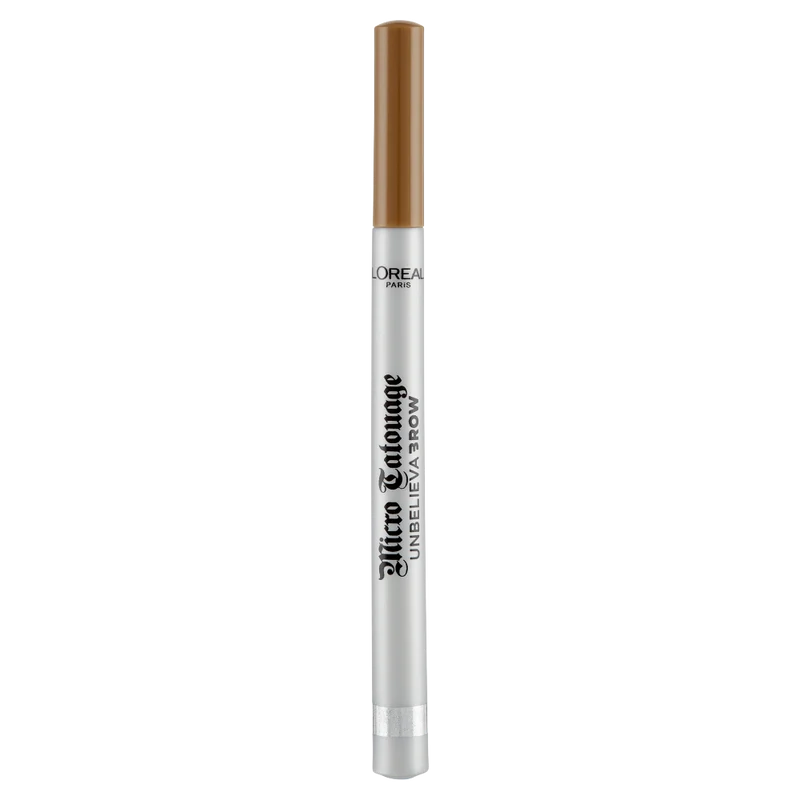 L'Oréal Paris Unbelievabrow Micro Tatouage, Pennarello per Sopracciglia, Effetto microblading, 6.0 Dark Blonde