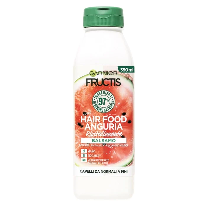 Garnier Fructis Hair Food Anguria Rivitalizzante, Balsamo per Capelli Fini