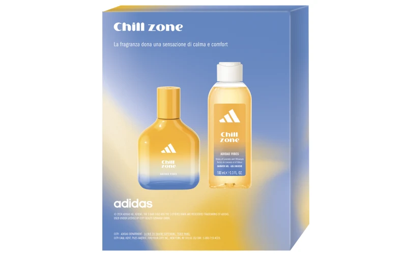 Adidas Confezione Chill Zone Edp 50 + Doccia 100 Ml