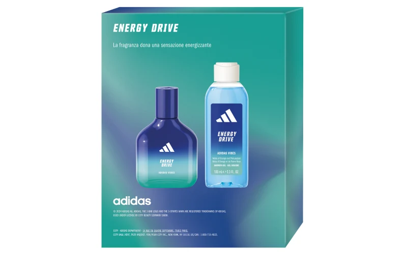 Adidas Confezione Energy Drive Edp 50 + Doccia 100 Ml