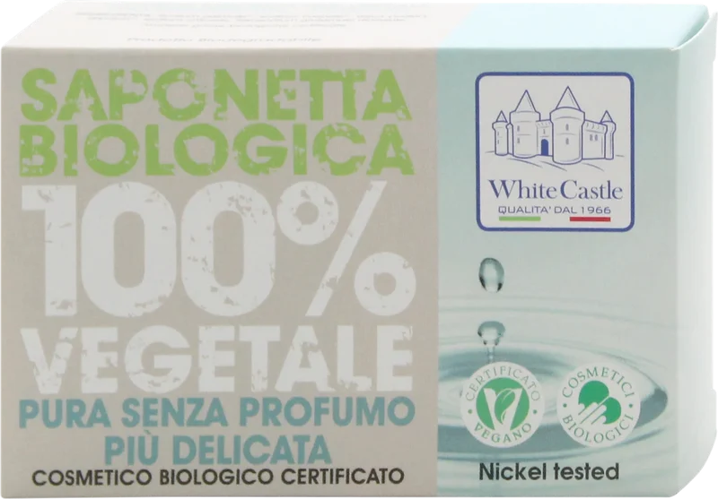 White Castle Saponetta Biologica 100% Vegetale 125 g