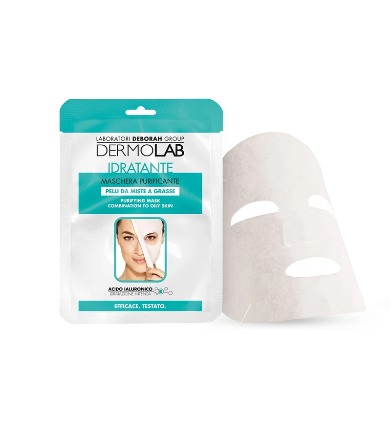 Dermolab - Maschera Tessuto Purificante - 25Gr.