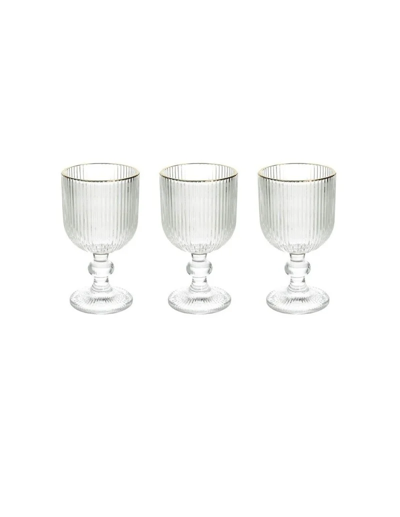 Tognana Eclipse Set 3 Calici Glass 260 cc