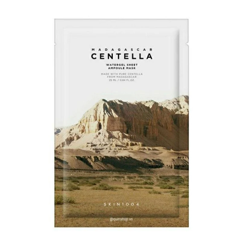 🎁 Maschera in fiala acqua-gel in fogli di centella del Madagascar 25 ml (sconto del 100%)