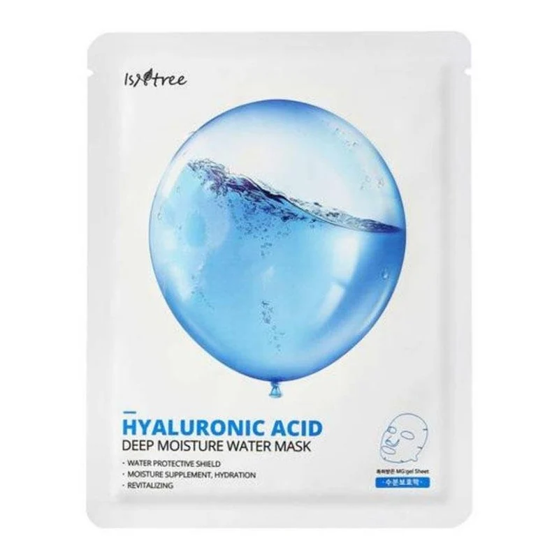 🎁 Maschera in foglio con acqua per idratazione profonda all'acido ialuronico 25 g (sconto del 100%)