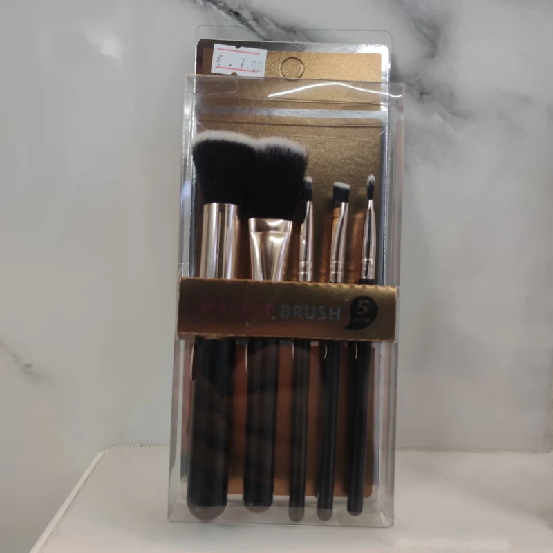 Set Pennelli Trucco 5 Pezzi Make-up
