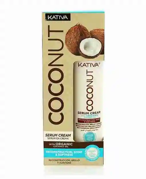 Kativa Coconut Serum Cream Reconstruction, Shine & Softness 200ml
