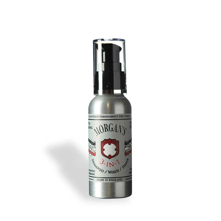 Morgan's 3-In-1 Shampoo + Wash + Shave