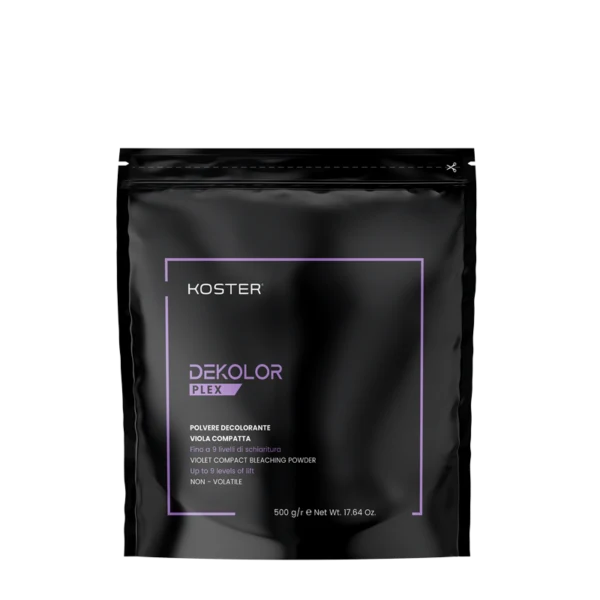KOSTER Dekolor Plex- Polvere Decolorante Viola Compatta- 500 g