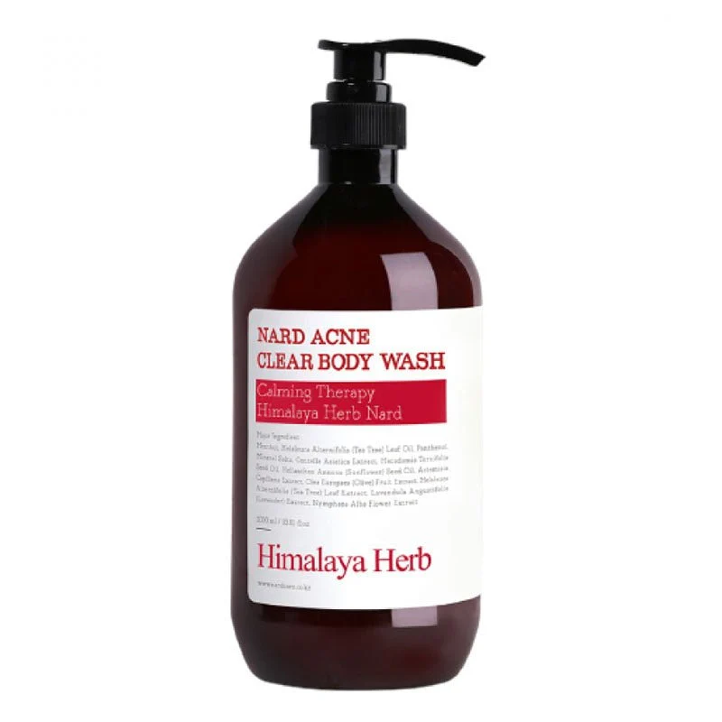 Bagnoschiuma trasparente per l'acne 1000 ml