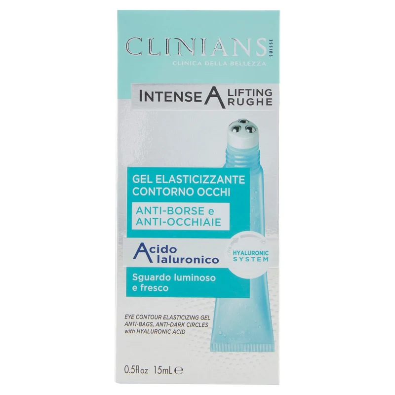 Clinians Intense A Lifting Rughe Gel Elasticizzante Contorno Occhi Acido laluronico 15 mL