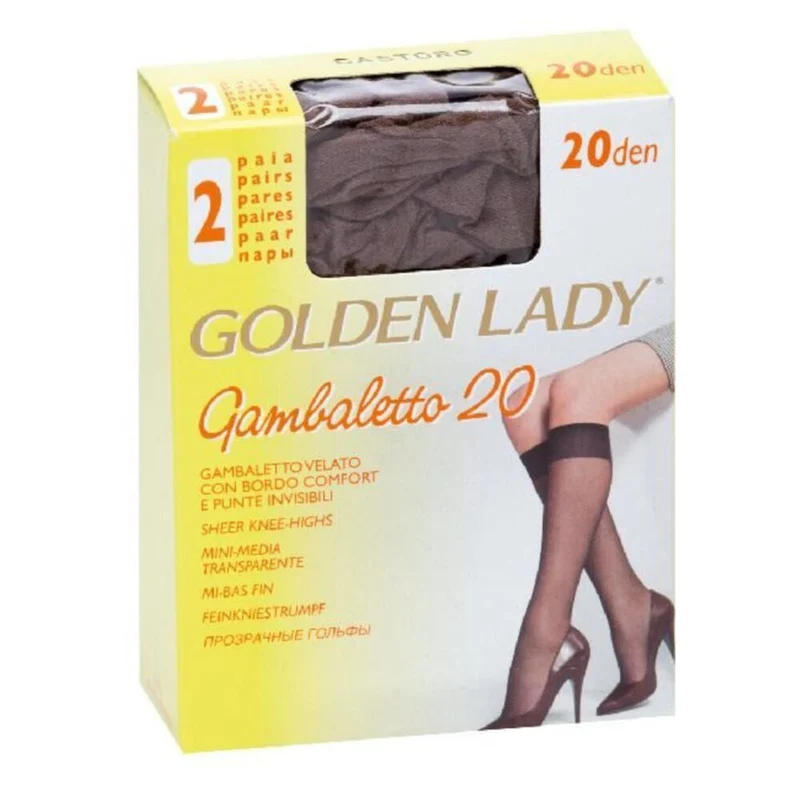 Golden Lady - Gambaletti 20 denari color melone - 2 pezzi