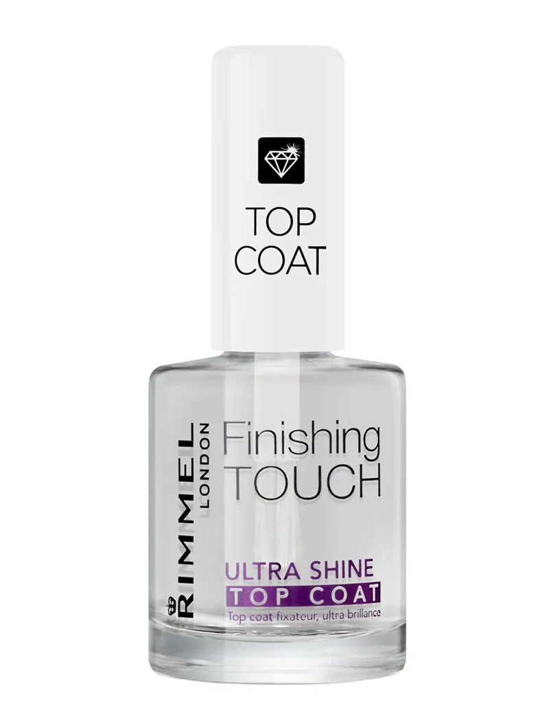 Smalto Top Coat - Rimmel London - Ultra Shine Finishig Touch - Trasparente - 12 ml