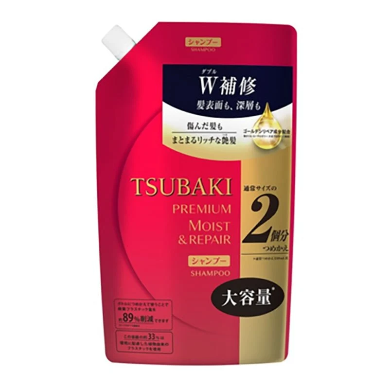 Tsubaki Premium Moist & Repair shampoo o balsamo tipo pompa ricarica 600 ml