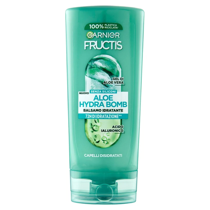 Fructis Aloe Hydra Bomb, balsamo idratante, per capelli disidratati, 200 ml