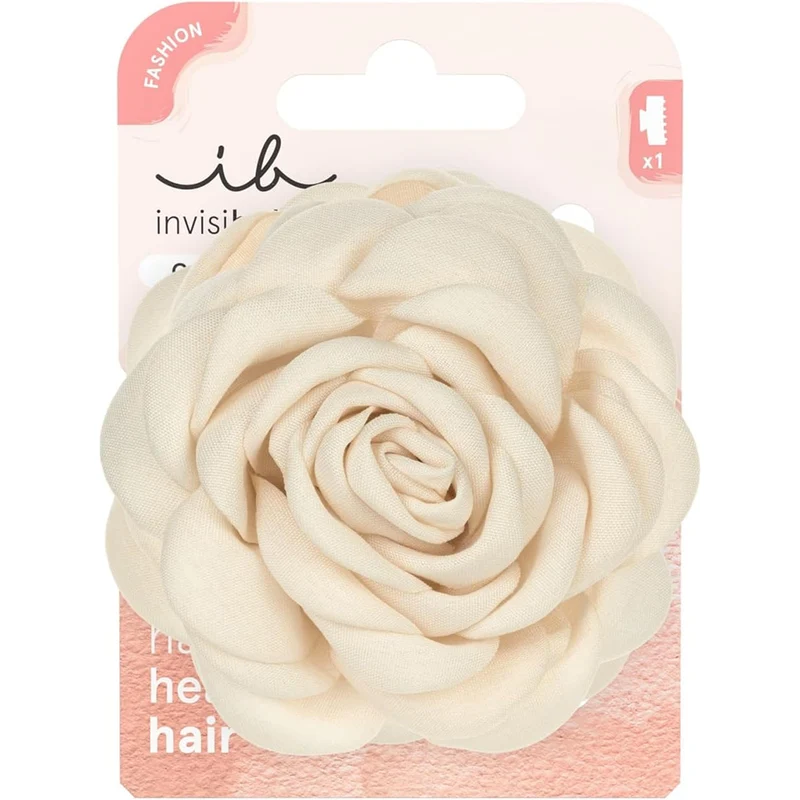 CLIPSTAR Spring White Rose Hair Clip