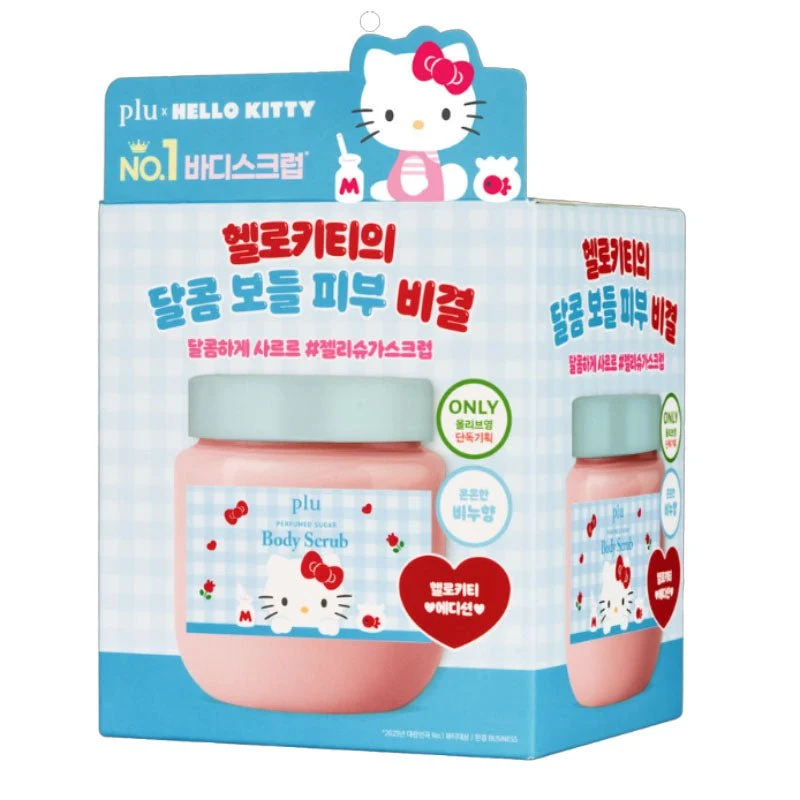 Hello Kitty Scrub corpo profumato allo zucchero 510g (Fleur Soap)