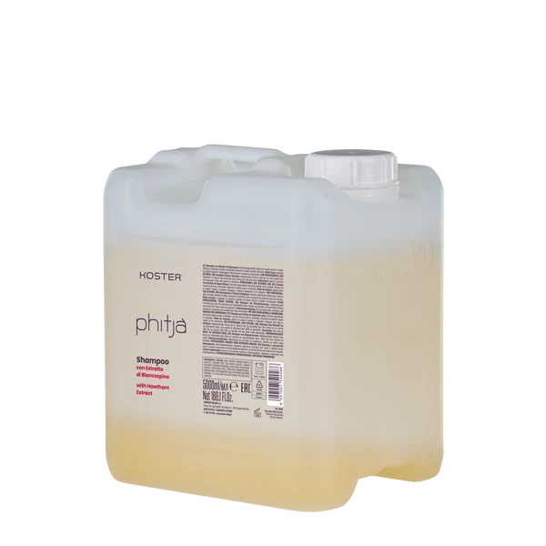 KOSTER Phitja Shampoo Biancospino - per Capelli Secchi e Trattati- 5 Litri