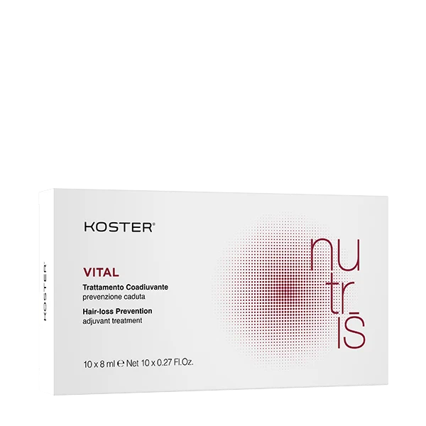 KOSTER Nutris Vital Trattamento Coadiuvante - Prevenzione Caduta- 10 x 8 ml