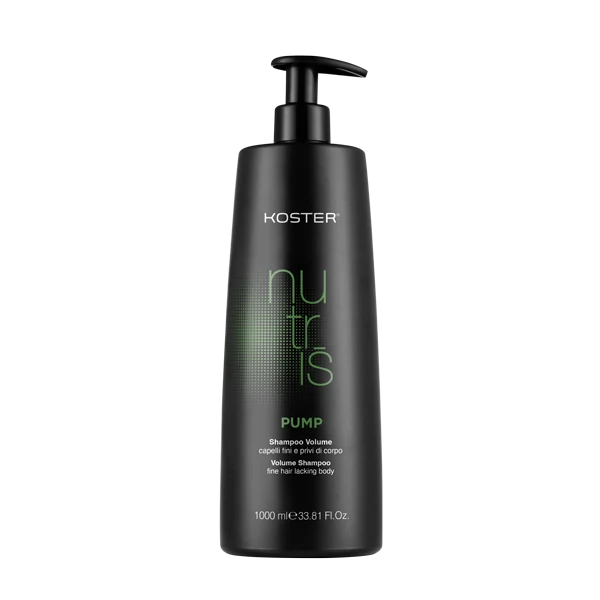 KOSTER Nutris Pump Shampoo Volume - per Capelli Fini e Privi di Corpo-