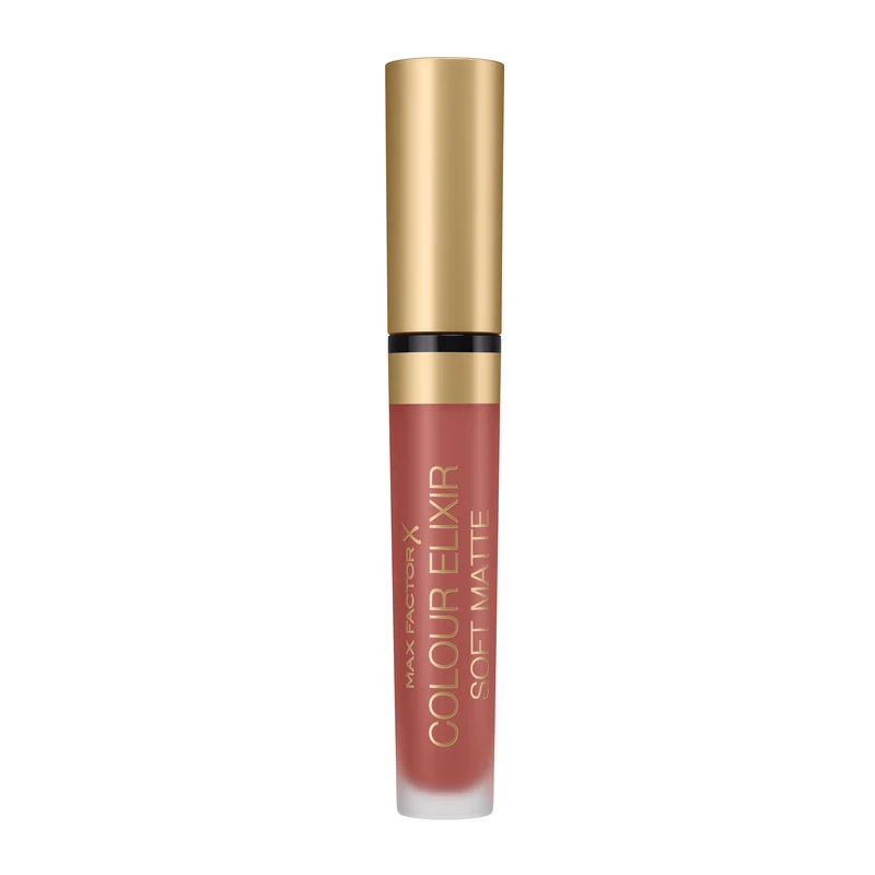 Max Factor Colour Elixir Soft Matte, Rossetto Matte Lunga Durata Idratante, 10 Muted Russet
