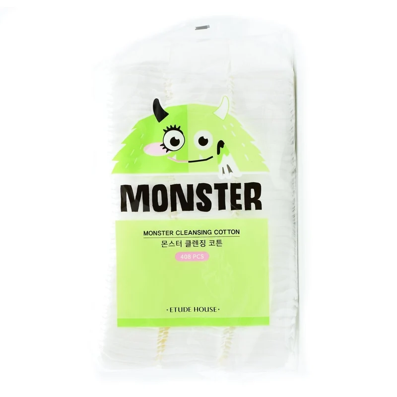 Monster Cleansing Cotton 1 confezione (408 pezzi)