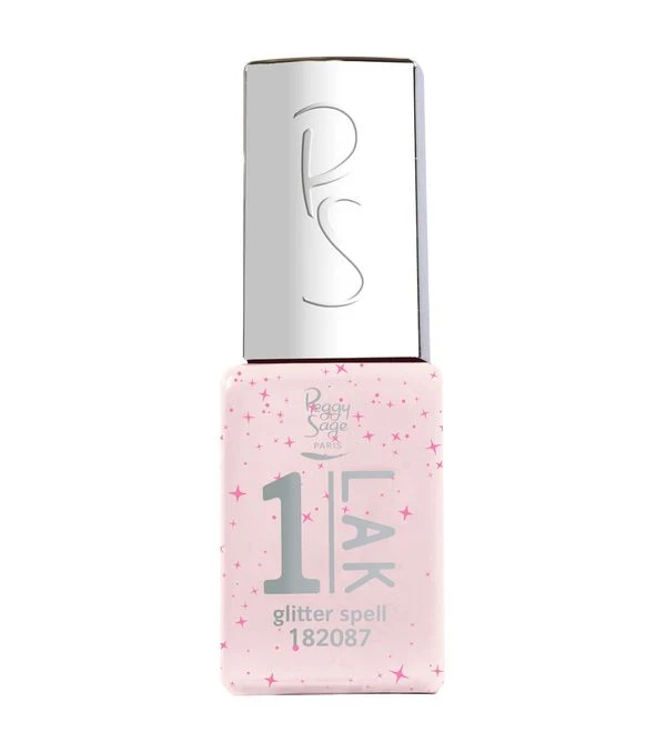 Peggy Sage Smalto Semipermanente 3-IN-1 1-LAK- Glitter Spell- 5 ml